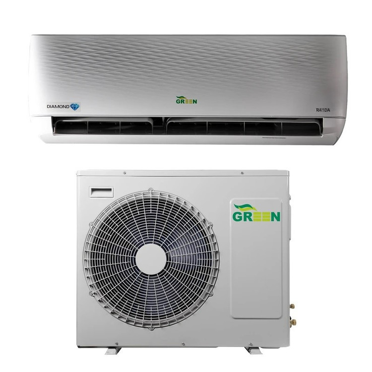 کولر گازی اسپلیت دیواری 24000 اینورتر گرین مدل دایموند GWS-H24P1T1A-JE